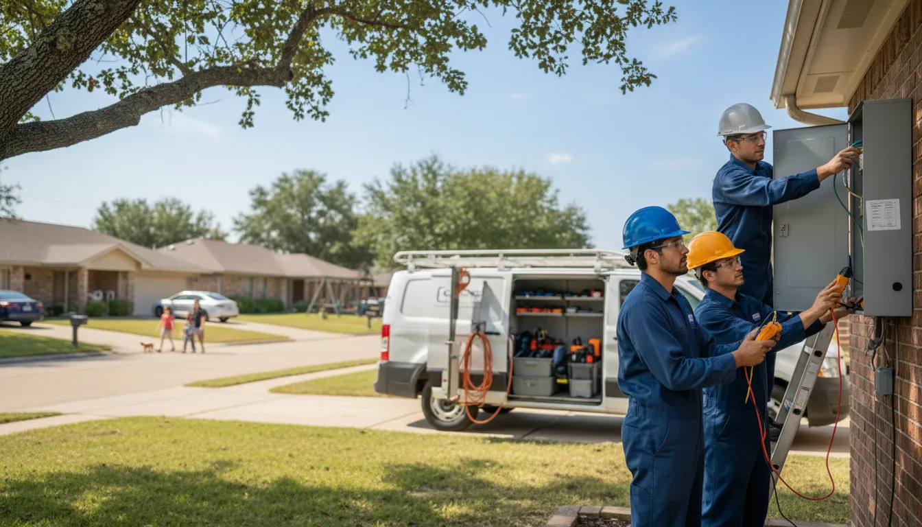 Certified electrician providing emergency electrical services in Eckley, CO